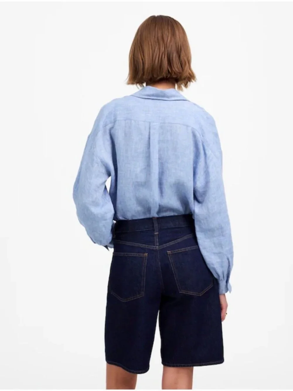 NWT Madewell The 1997 Denim Bermuda Short in Bronxville Wash Rigid - Size: 27